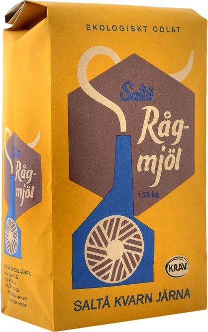 Hovedbilde Saltå Kvarn Rugmel sammalt 1,25kg