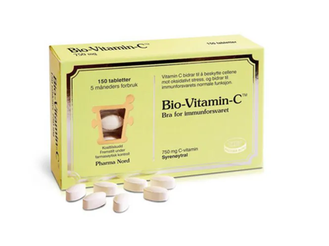 Hovedbilde Bio-Vitamin C 750 mg 150 tabletter Pharma Nord