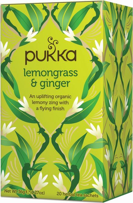 Hovedbilde Pukka Lemongrass & Ginger Tea 20 poser