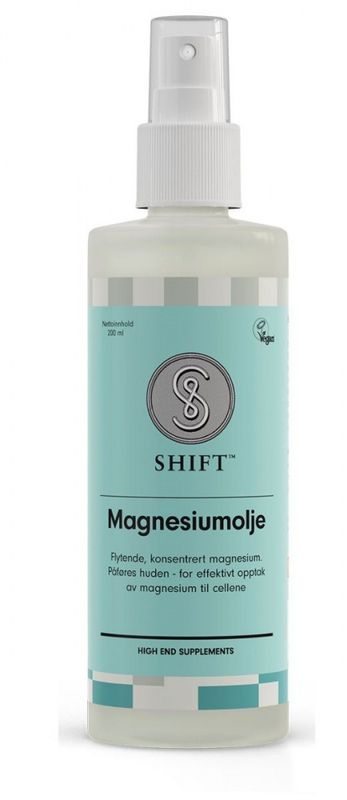 SHIFT Magnesium olje sprayflaske 200 ml