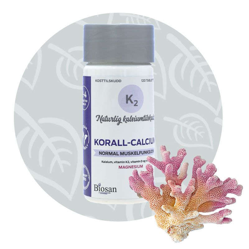 Biosan Korall-Calsium 120 tabletter