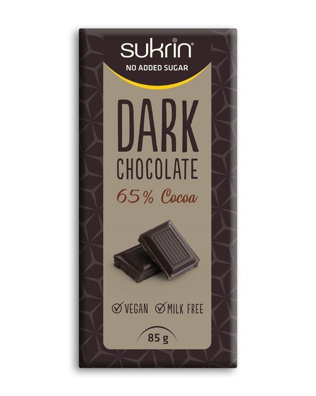 Sukrin Mørk sjokolade 85g