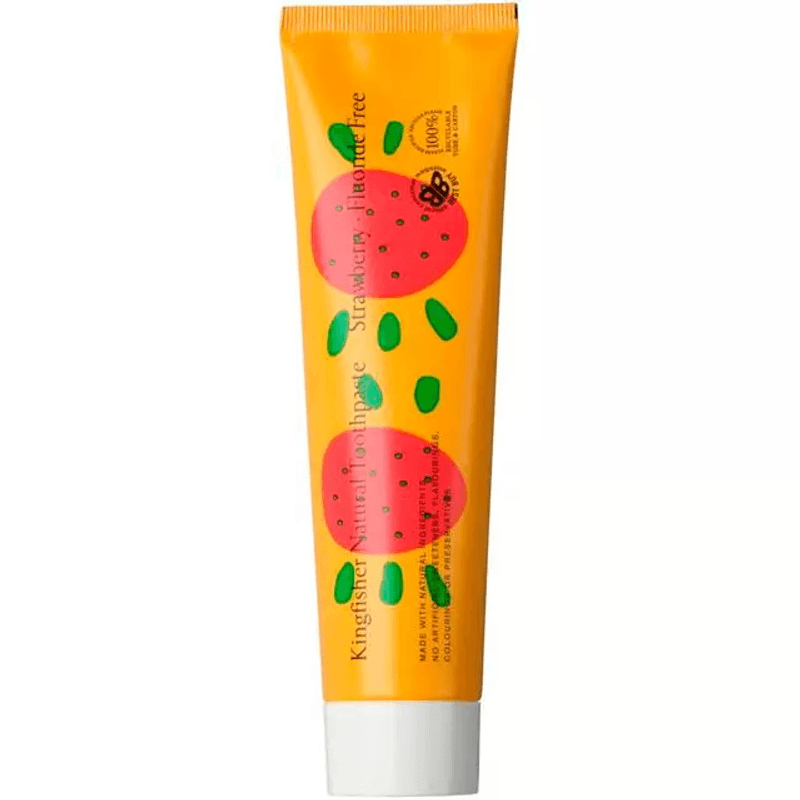 Kingfisher Tannkrem Strawberry uten fluor 100 ml