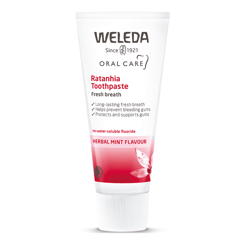 Weleda Ratanhia Tannkrem uten fluor 75 ml