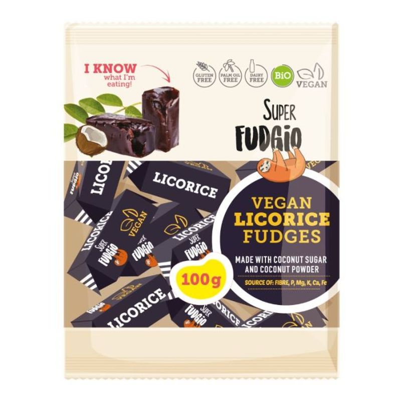 Super Fudgio Licorice myke karameller 100g