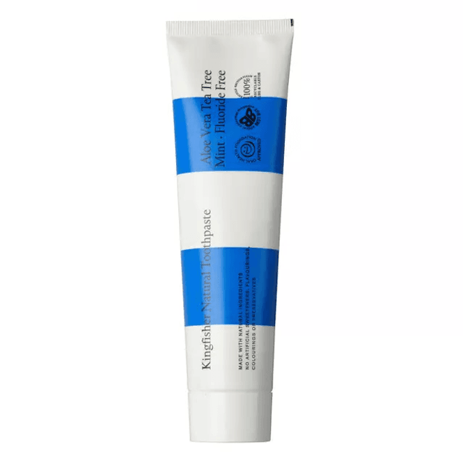 Hovedbilde Kingfisher Tannkrem Aloe Vera Tea-Tree Mint uten fluor 100 ml