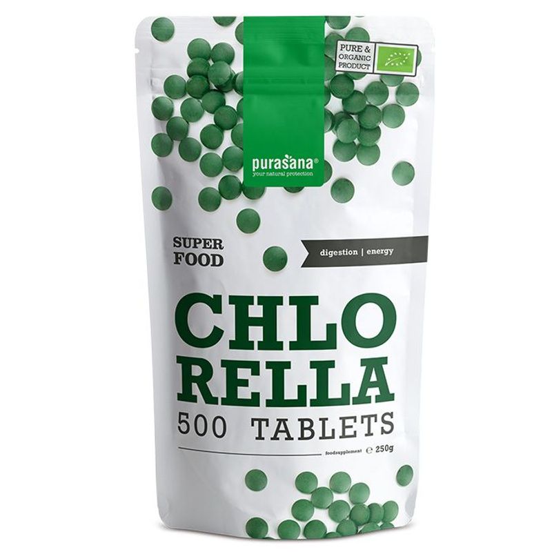 Purasana Chlorella 500 tabletter